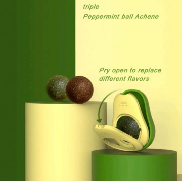Dooee Catnip Ball Avocado Insect Toy
